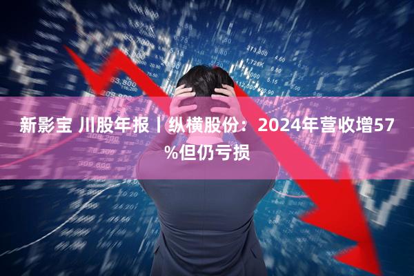 新影宝 川股年报丨纵横股份：2024年营收增57%但仍亏损