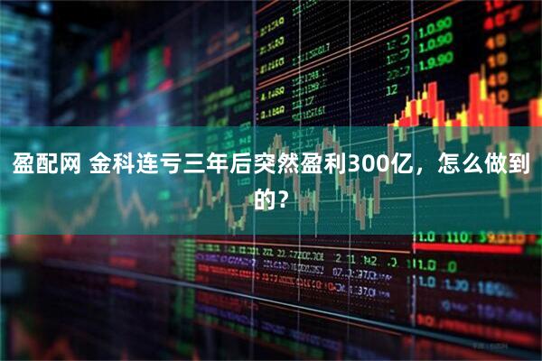 盈配网 金科连亏三年后突然盈利300亿，怎么做到的？