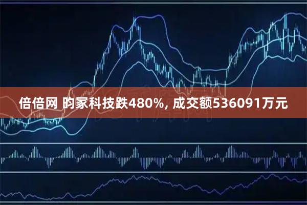 倍倍网 昀冢科技跌480%, 成交额536091万元